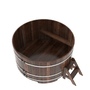 Купель BentWood круглая из лиственницы (D=1,80 м.), h=1 м. Мореная Премиум в наличии на сайте фото - 2 BentWood круглая из лиственницы (D=1,80 м.), h=1 м. Мореная Премиум купель фото фото - 2