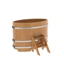 Купель BentWood овальная из лиственницы (0,80х1,42 м.), h=1 м. Натуральная Премиум для контрастных процедур фото - 1 BentWood овальная из лиственницы (0,80х1,42 м.), h=1 м. Натуральная Премиум купель фото фото - 1