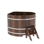 Купель BentWood угловая из лиственницы (1,37 х1,37 м.), h=1 м. Мореная Премиум для контрастных процедур фото - 1 BentWood угловая из лиственницы (1,37 х1,37 м.), h=1 м. Мореная Премиум купель фото фото - 1