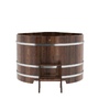 Купель BentWood угловая из лиственницы (1,37 х1,37 м.), h=1 м. Мореная Премиум для контрастных процедур фото - 4 BentWood угловая из лиственницы (1,37 х1,37 м.), h=1 м. Мореная Премиум купель фото фото - 4