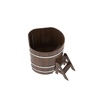 Купель BentWood угловая из дуба (1,03 х1,03 м.), h=1 м. Мореная Премиум в наличии с доставкой фото - 2 BentWood угловая из дуба (1,03 х1,03 м.), h=1 м. Мореная Премиум купель фото фото - 2