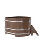 Купель BentWood угловая из дуба (1,37 х1,37 м.), h=1 м. Мореная Премиум в наличии на сайте фото - 3 BentWood угловая из дуба (1,37 х1,37 м.), h=1 м. Мореная Премиум купель фото фото - 3