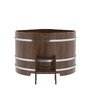 Купель BentWood угловая из дуба (1,37 х1,37 м.), h=1 м. Мореная Премиум в наличии на сайте фото - 4 BentWood угловая из дуба (1,37 х1,37 м.), h=1 м. Мореная Премиум купель фото фото - 4