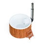 Polar Spa ELITE 180 круглая с интегрированной печью для 2-4 человек (термососна светлая) с доставкой фото - 4 Купель Polar Spa ELITE 180 круглая с интегрированной печью для 2-4 человек (термососна светлая) фото фото - 4