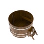 Купель BentWood круглая из лиственницы (D=1,50 м.), h=1 м. Мореная Рустик в наличии на сайте фото - 2 BentWood круглая из лиственницы (D=1,50 м.), h=1 м. Мореная Рустик купель фото фото - 2