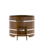 BentWood угловая из лиственницы (1,19 х1,19 м.), h=1 м. Мореная Рустик для контрастных процедур фото - 4 BentWood угловая из лиственницы (1,19 х1,19 м.), h=1 м. Мореная Рустик купель фото фото - 4
