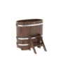 Купель BentWood овальная из дуба (0,59х1,06 м.), h=1,1 м. Мореная Премиум в наличии на сайте фото - 1 BentWood овальная из дуба (0,59х1,06 м.), h=1,1 м. Мореная Премиум купель фото фото - 1